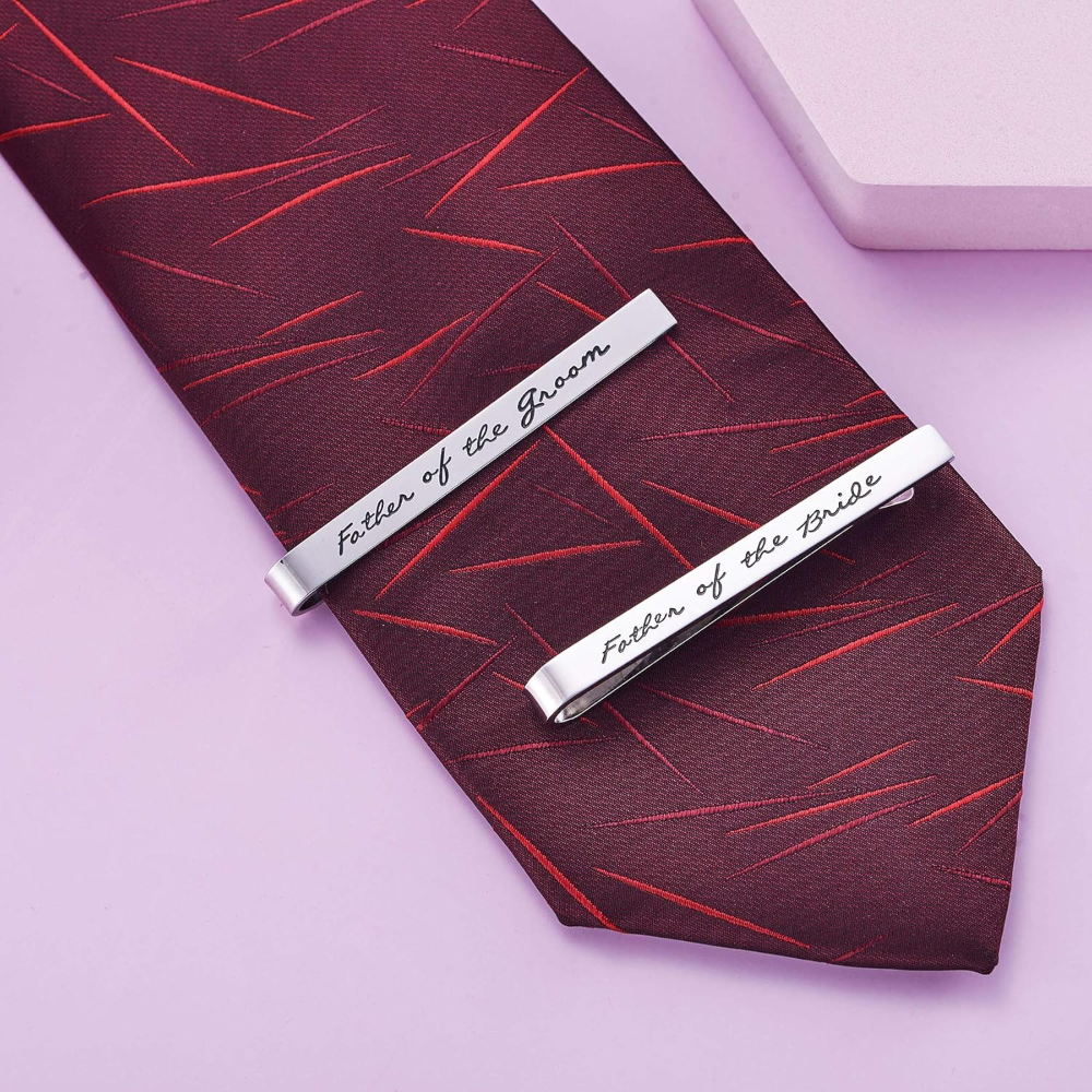 Father of The Groom Father of  - Tie Bar Set Gift reseña y precio