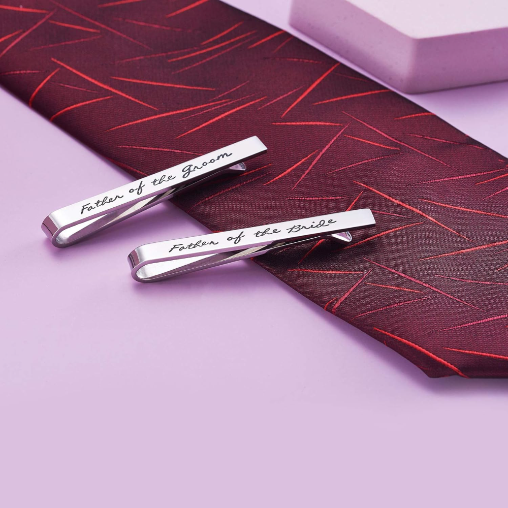 Father of The Groom Father of  - Tie Bar Set Gift reseña y precio