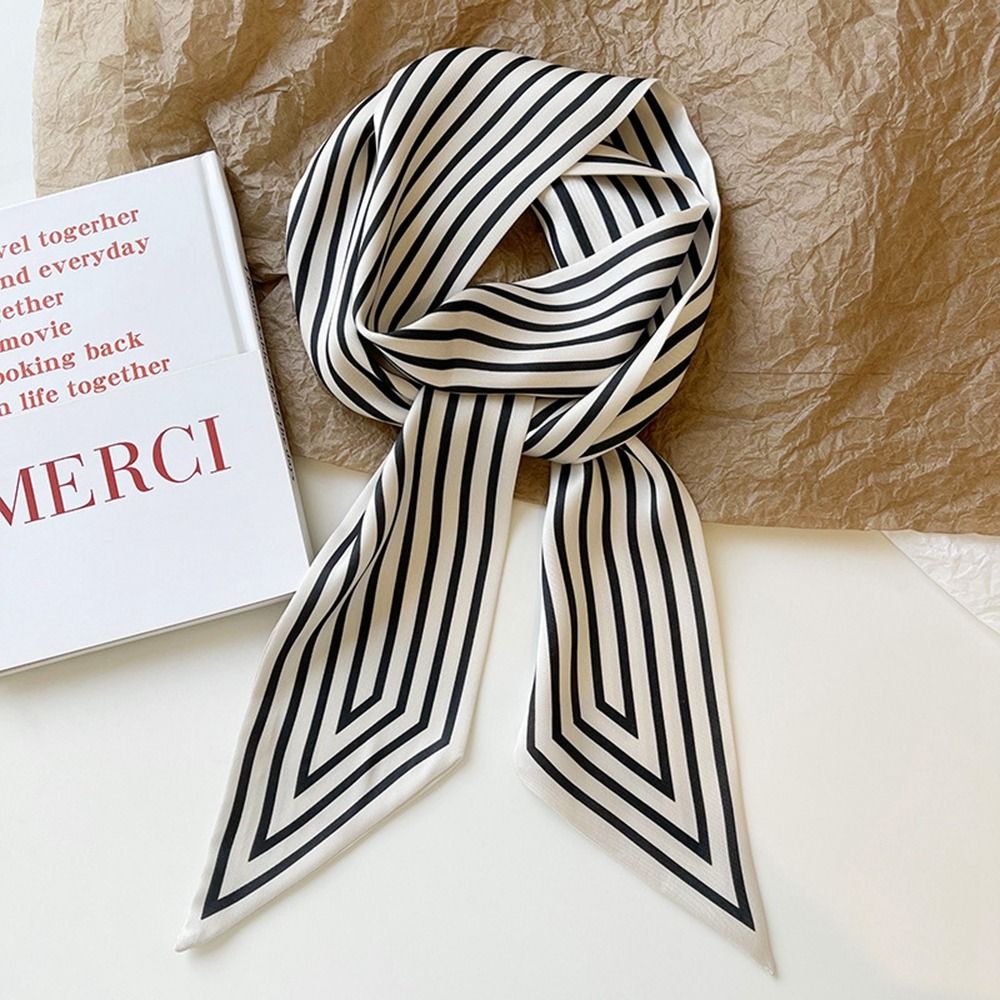 Retro Tie Wraps Female Shawl R - Silk Tie Striped reseña y precio