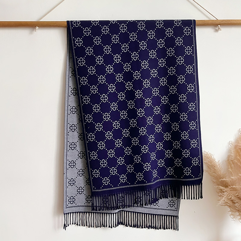Brands Jacquard Design Winter  - Woven Scarf Blanket reseña y precio