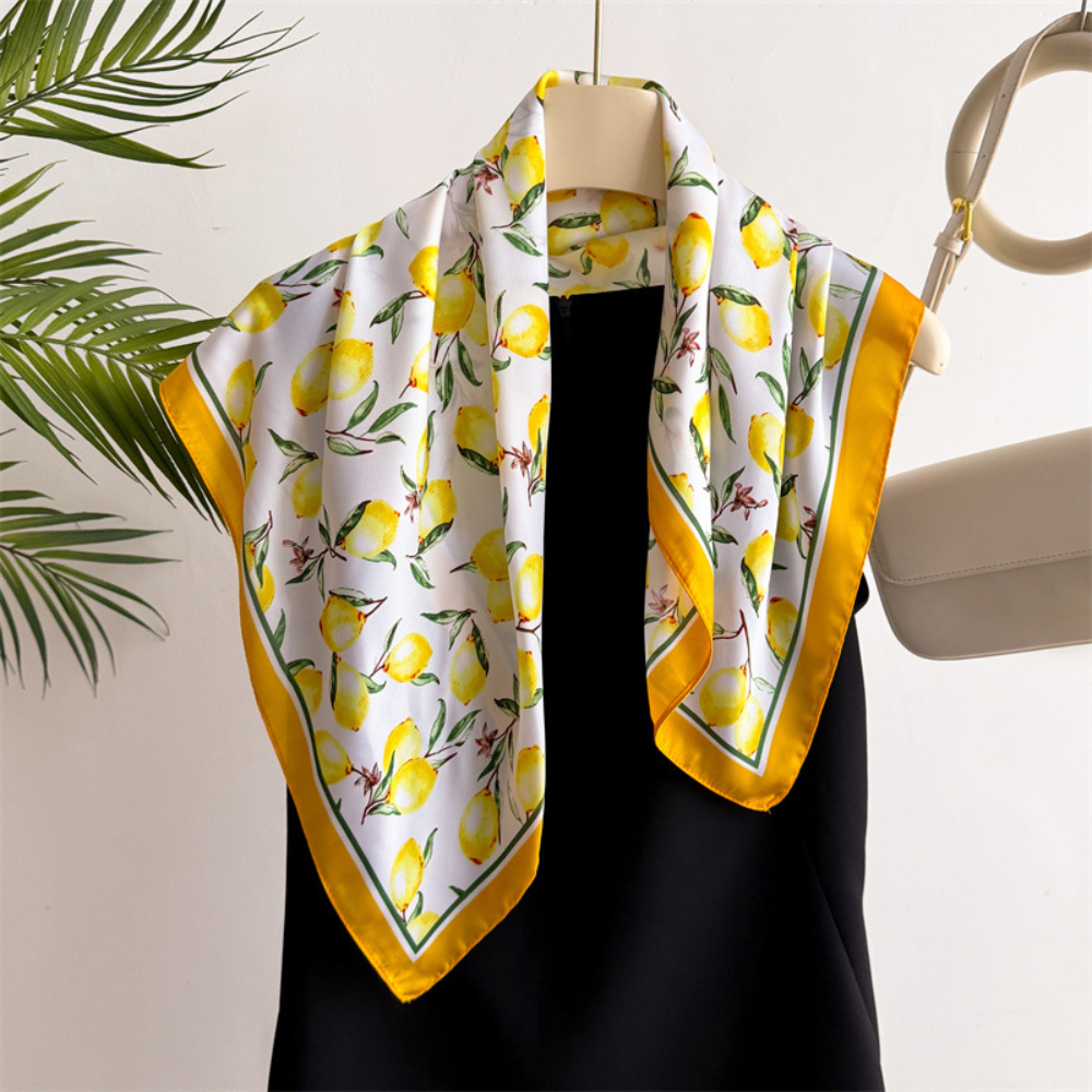 1pcs Summer Bright Color Oil P - Ascot Neck Scarf reseña y precio