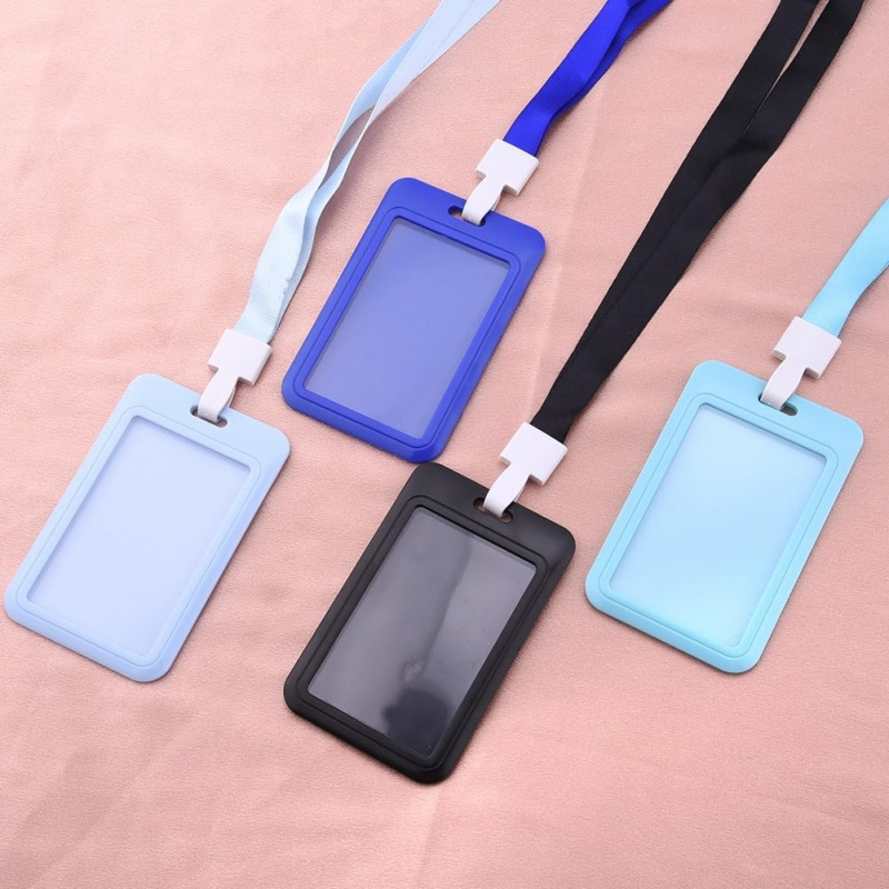 Colorful Sliding Vertical ID B - Lanyard Badge Holder reseña y precio