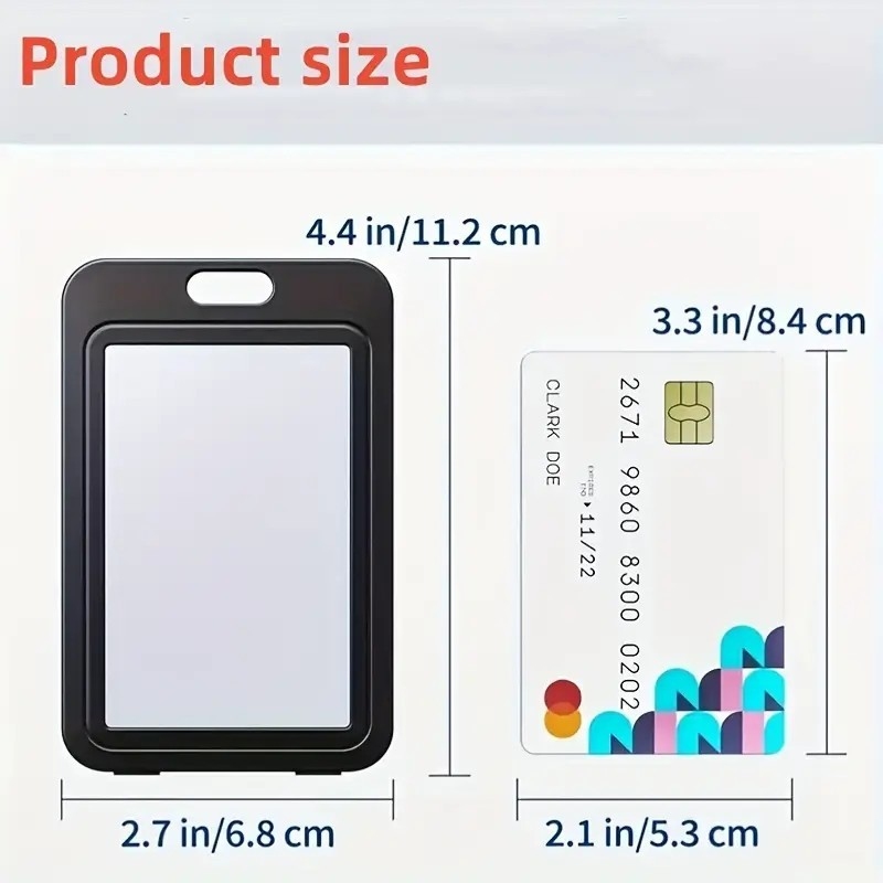 Colorful Sliding Vertical ID B - Lanyard Badge Holder reseña y precio