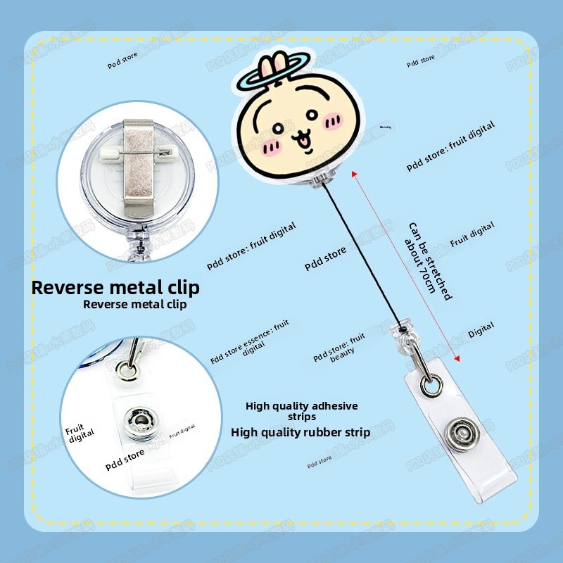 Jhikawas Retractable Badge Ree - Lanyard Badge Holder reseña y precio