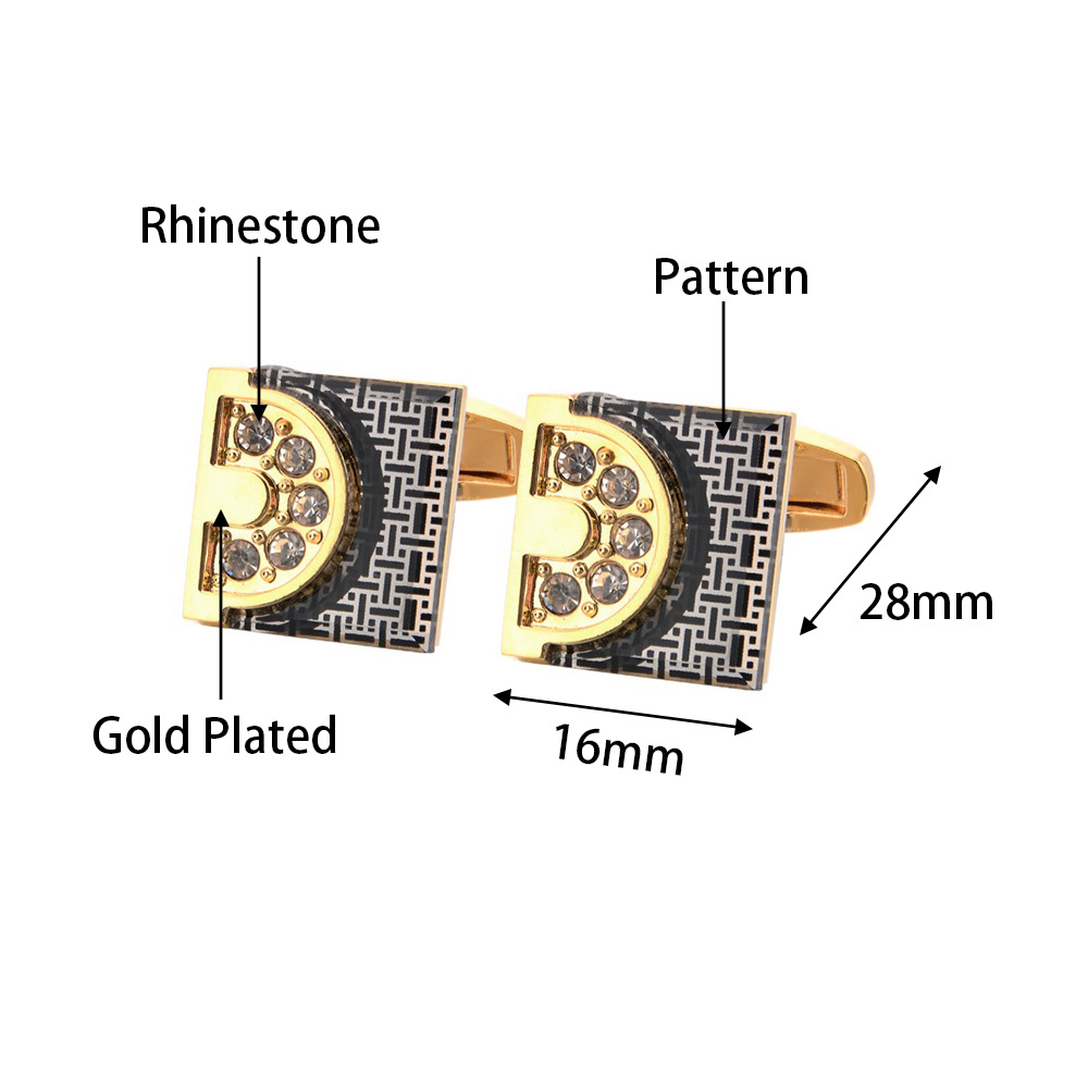 Gold Tone Cufflinks Tie Bar Se - Tie Bar Set Gift reseña y precio
