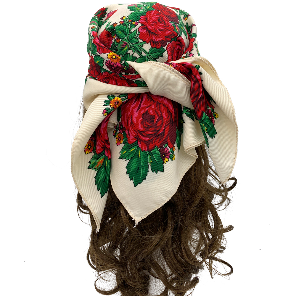 70*70cm Russian Square Scarf W - Bandana Cotton reseña y precio